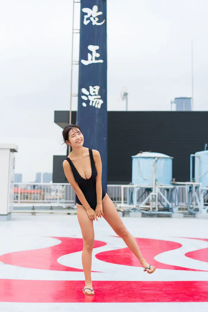 아마우 키스미 天羽希純, FLASH 디지털 사진집 「목욕탕에서 신나게 놀자!」 Set.02