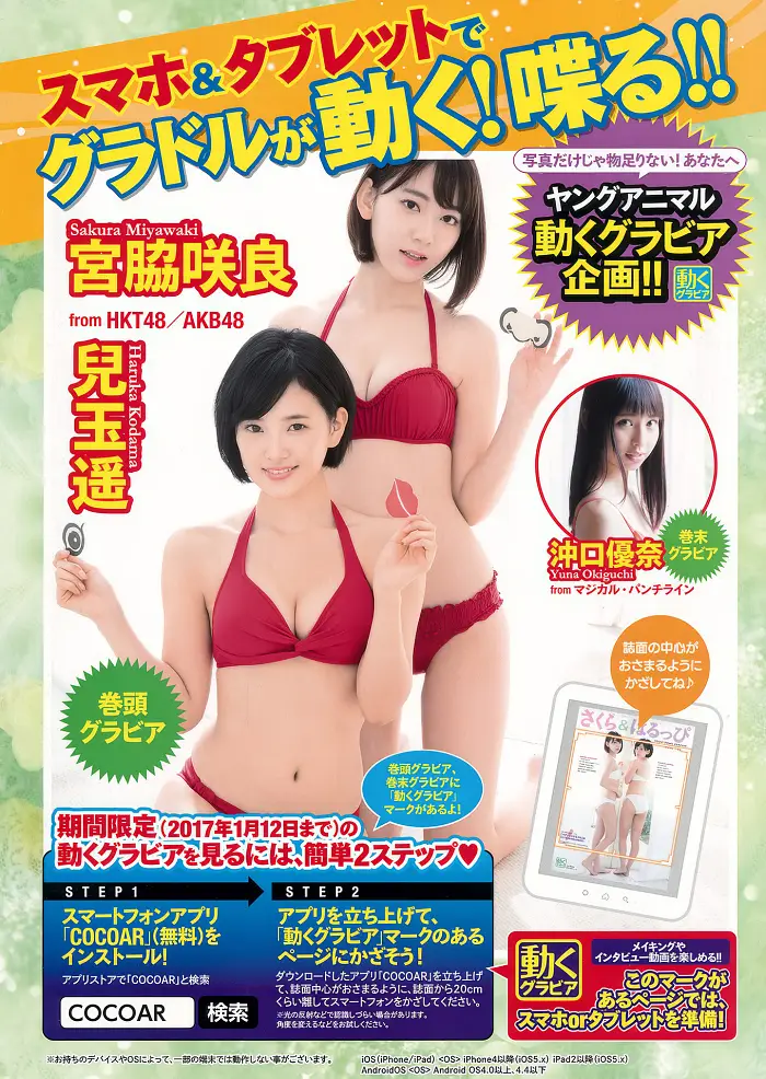 미야와키 사쿠라・코다마 하루카, Young_Animal 2017 No.01 (영 애니멀 2017년 1호)