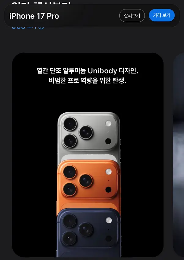 아이폰 17프로의 색상으로 밝혀진 팀쿡의 새 취미